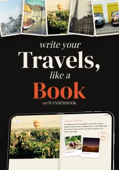 Wanderbook App Store screenshot template
